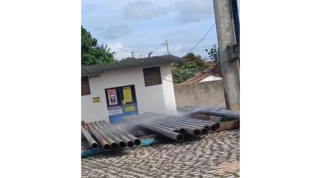 Caern afirma que falta de água no Abolição V não tem relação com vazamento em área de captação