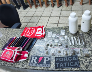 Festa de torcida organizada termina com apreensão de drogas em Mossoró
