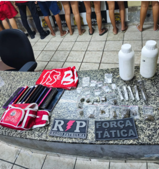 Festa de torcida organizada termina com apreensão de drogas em Mossoró