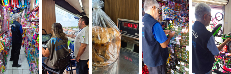 IPEM/RN fiscaliza alimentos, luminária e brinquedos típicos de fim de ano