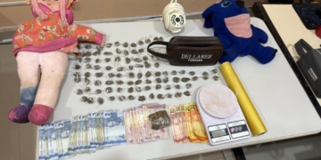 PM apreende drogas escondidas em bonecos de pelúcia durante ação em Areia Branca