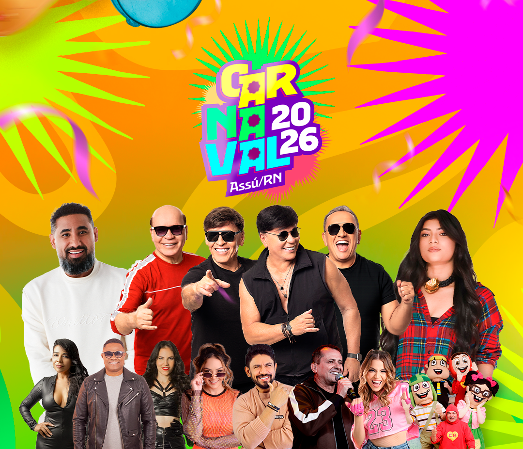 Raí Saia Rodada e Banda Grafith são confirmados no Carnaval de Assú 2026