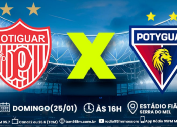 Potiguar de Mossoró enfrenta o Potyguar de Currais Novos neste domingo (25)