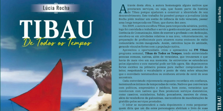 Livro de memórias sobre Tibau é lançado neste sábado no Flitibau