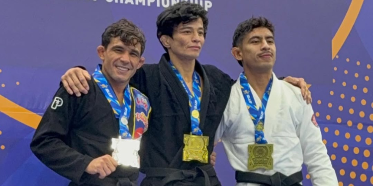 Mossoroense Júnior Silva é vice-campeão do Europeu de Jiu-Jítsu em Portugal