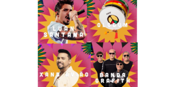 Luan Santana, Xand Avião, Olodum e Banda Grafith já estão confirmados no Carnaval de Apodi 2026