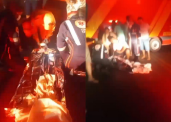 Acidente na RN-015 deixa jovem ferido durante a madrugada na região da Barrinha