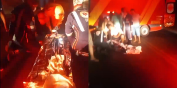 Acidente na RN-015 deixa jovem ferido durante a madrugada na região da Barrinha