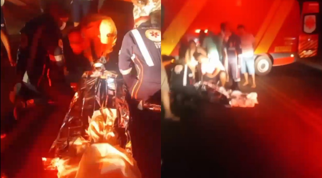 Acidente na RN-015 deixa jovem ferido durante a madrugada na região da Barrinha