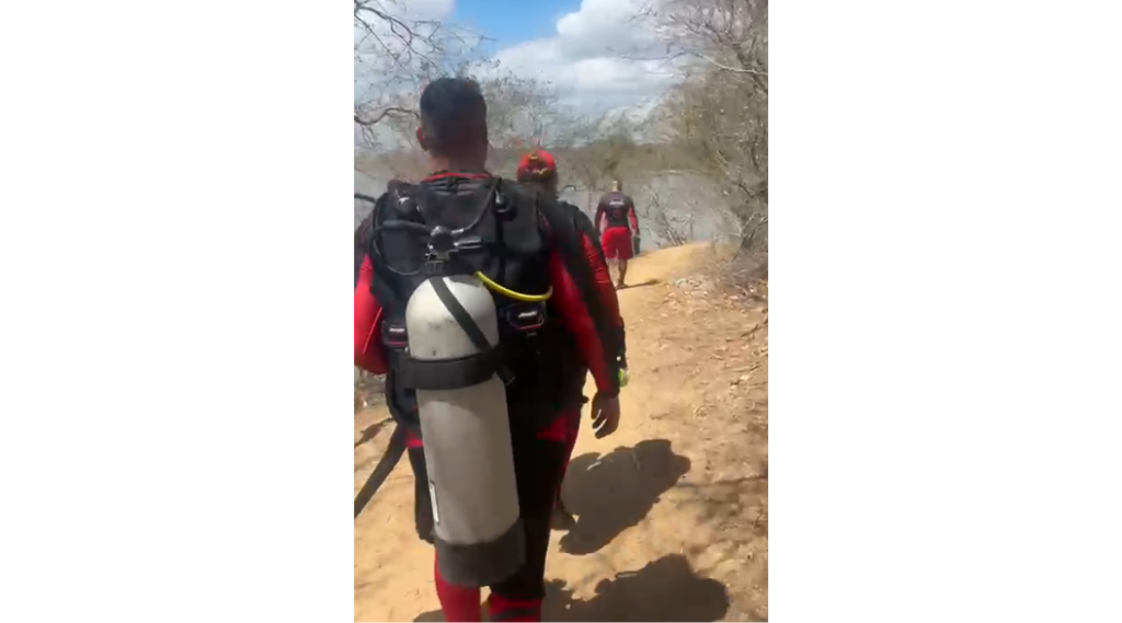 Bombeiros localizam corpo de jovem que se afogou em barragem de São Paulo do Potengi