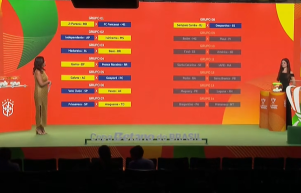 América, ABC e Laguna conhecem adversários na Copa do Brasil 2026