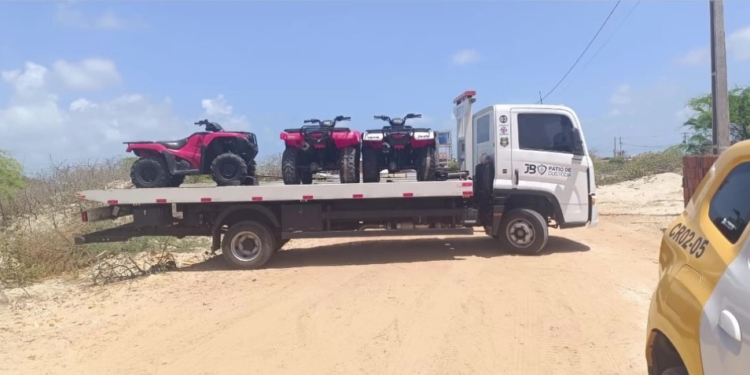 Operação Verão: fiscalização já apreendeu mais de 10 veículos irregulares em Tibau
