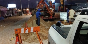 Caern realiza desobstrução na rede de abastecimento em Tibau