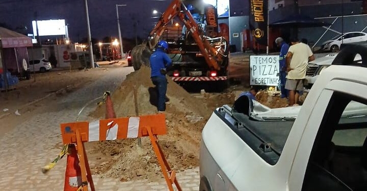 Caern realiza desobstrução na rede de abastecimento em Tibau