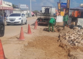 Caern conclui serviço na Avenida Dehon Caenga e retoma abastecimento em Tibau