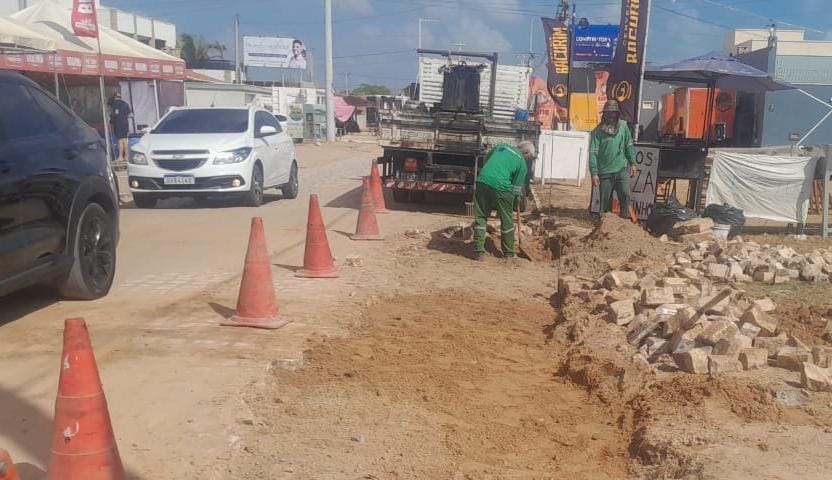 Caern conclui serviço na Avenida Dehon Caenga e retoma abastecimento em Tibau
