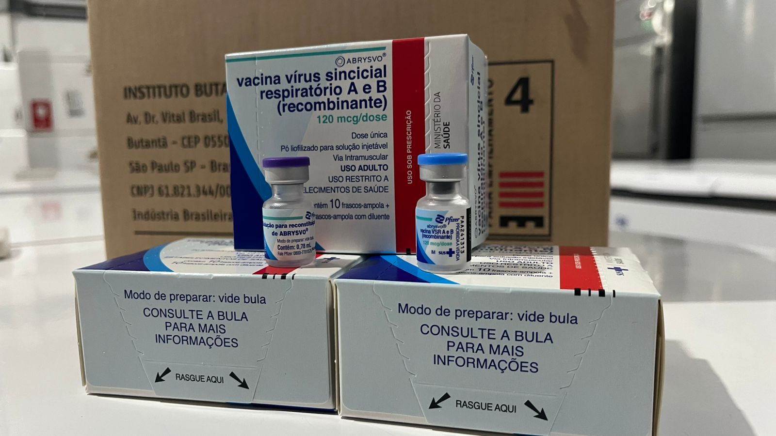 Sesap distribui 7,7 mil doses de vacina contra bronquiolite para gestantes