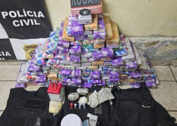 Polícia Militar apreende quase 100 kg de drogas e munições em Mossoró