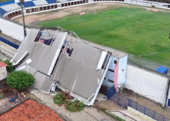 Queda da marquise do Nogueirão completa dois anos