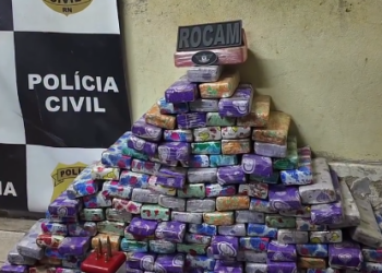 Polícia Militar apreende quase 100 kg de drogas e munições em Mossoró