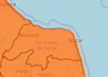 Inmet emite alerta de chuvas intensas para esta quinta (12) em todo o RN