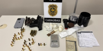 Homem de 25 anos é preso com armas e drogas durante operação em Caraúbas