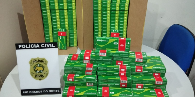 Polícia recupera 214 unidades de anticoncepcional furtadas da Saúde de Mossoró
