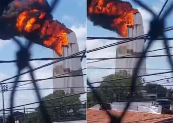 Incêndio destrói estátua de Nossa Senhora de Fátima na Zona Norte de Natal