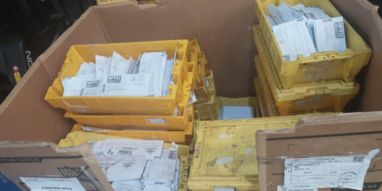 Correios iniciam entrega de boletos do IPTU 2026 em Mossoró