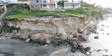 Prefeitura alerta para risco de deslizamento na Pedra do Chapéu, em Tibau