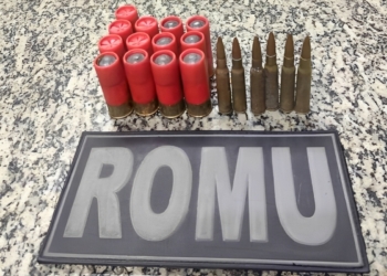 Guarda Civil apreende munições de fuzil e calibre 12 em área de descarte em Mossoró