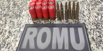 Guarda Civil apreende munições de fuzil e calibre 12 em área de descarte em Mossoró