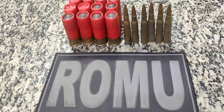 Guarda Civil apreende munições de fuzil e calibre 12 em área de descarte em Mossoró